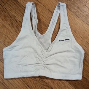 H8 Hanes White Sports Bra